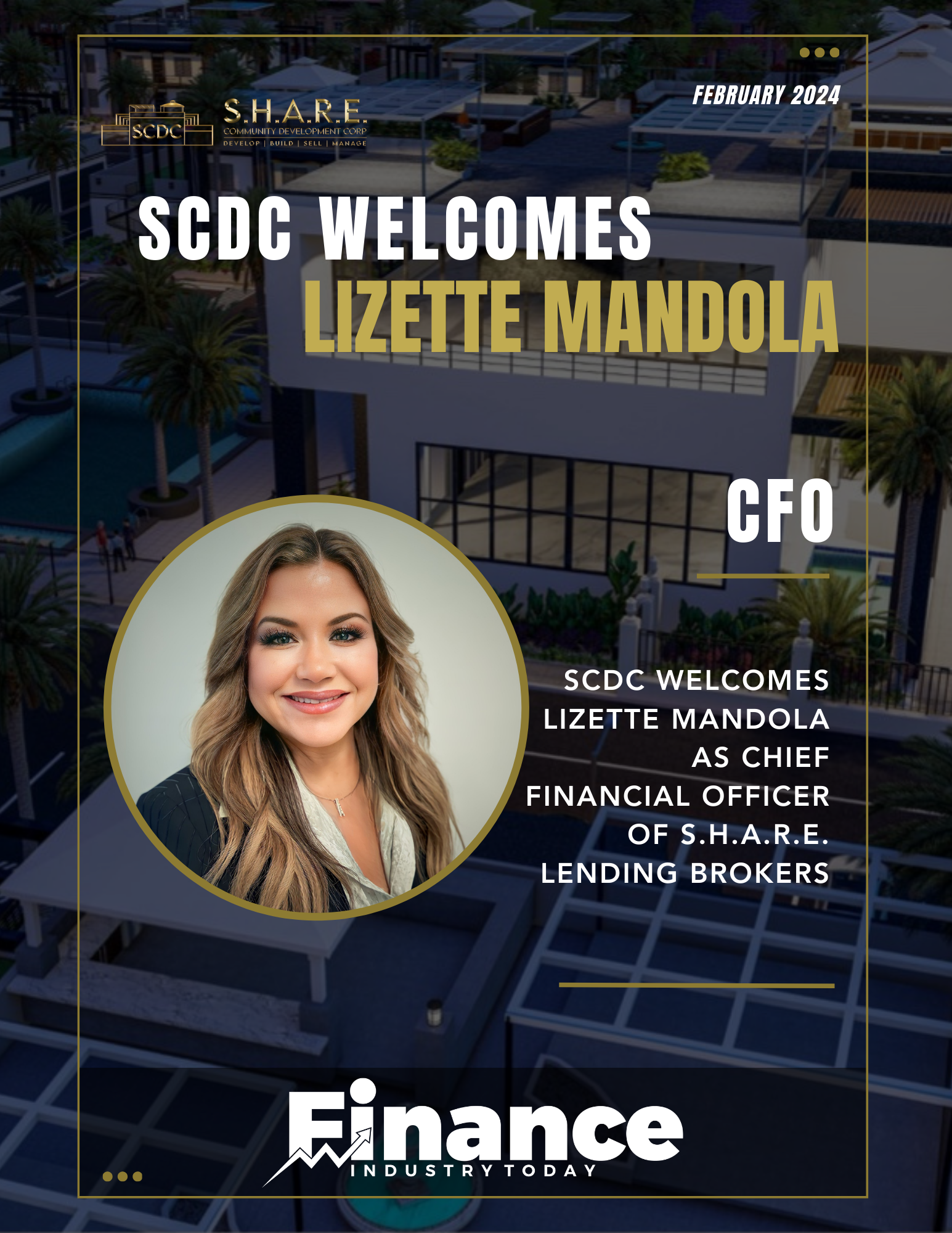 S.H.A.R.E. Community Development Corp Appoints Lizette Mandola as Chief Financial Officer for S.H.A.R.E. Lending Brokers